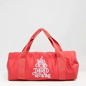 Ban.Do "I Was Told There'd Be Wine" Work It Out Gym Bag